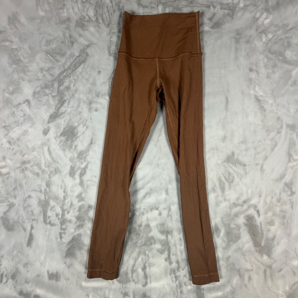 Lululemon Align High-Rise Pant 28 Ribbed Roasted Brown Size 0